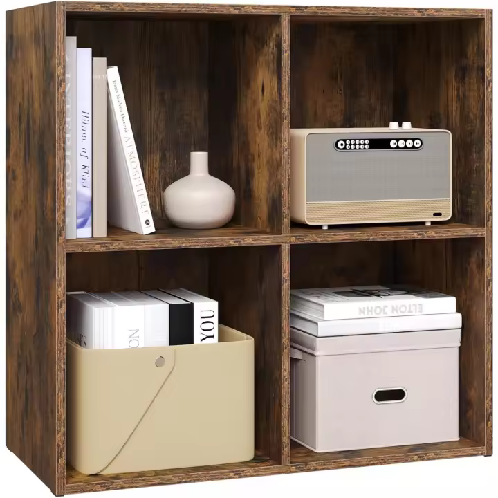 8 Compartimentos de Almacenaje, Libreria Biblioteca para Casa y Oficina, Estanteria de Piso Moderna60x29,5x121cm - 1