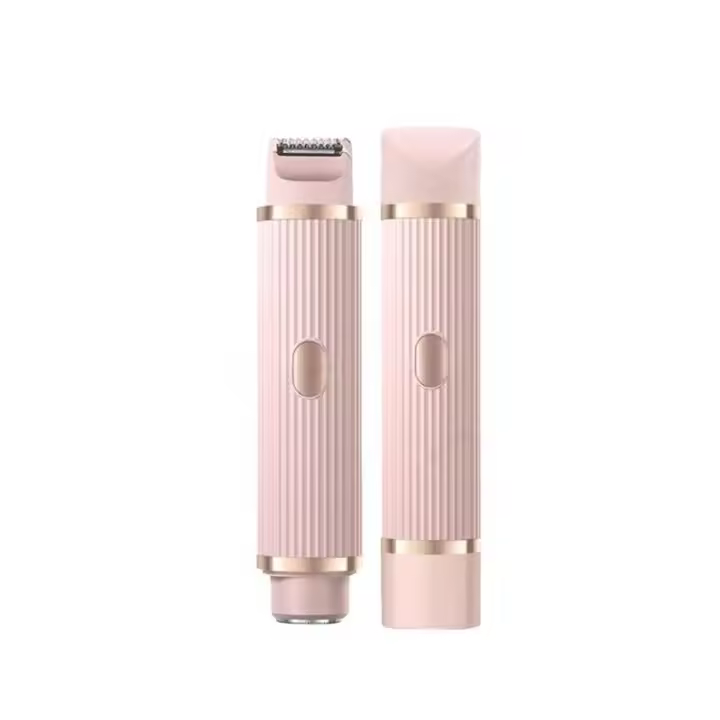 Barba para mujer, Bikini, axila, recortadora femenina, depiladora impermeable, Afeitadora eléctrica 2 en 1, maquinilla de afeitar Facial para mujer - 1