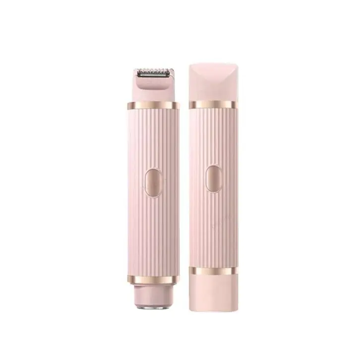 Barba para mujer, Bikini, axila, recortadora femenina, depiladora impermeable, Afeitadora eléctrica 2 en 1, maquinilla de afeitar Facial para mujer - 1