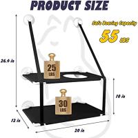 Percho de Ventana para Gato ATUBAN Hamaca Estable para 55 LBS Dispensación Fácil - details 2