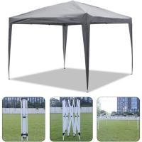Carpa Plegable 3x3 Pergola de Jardín Robusta con 4 Paredes Ideal para Recepción, Fiesta, Acampada, Festival, Cerveza - details 7