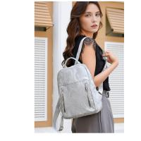 Mochila para mujer, nuevo estilo, ligera, de gran capacidad, sencilla, de PU, mochila versátil y de moda para mujer. - details 7