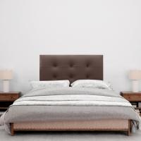 Cabezales de Cama Capitoné hasta el Suelo. Cabezal tapizado ACUALINE Tela y Polipiel. Cabeceros de Cama Matrimonio e Individual (Tela Beige, 160cm (Camas 150/160)) - details 15