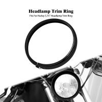 Anillo embellecedor para faro delantero de motocicleta, accesorio negro/cromo de 5,75 pulgadas para Harley Sportster XL 1200 883 Dyna Softail Fat Boy Street Glide - details 0