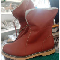 Ots de nieve de algodón para mujer, zapatos medios que combinan con todo, talla grande, nuevo, invierno - details 1