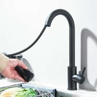 Rociador extraíble de agua fría y caliente de níquel cepillado para grifo de fregadero de cocina - details 14