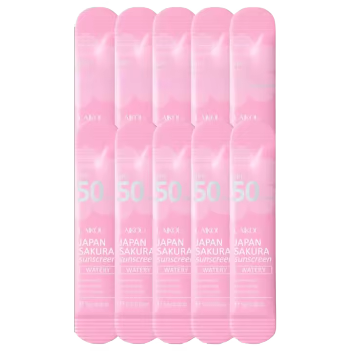 Crema protectora solar Sakura, bloqueador solar Facial Spf50, loción de aislamiento de Gel, crema blanqueadora, crema hidratante Facial, ilumina - 1