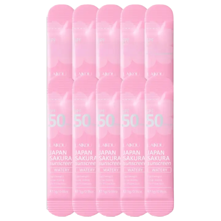 Crema protectora solar Sakura, bloqueador solar Facial Spf50, loción de aislamiento de Gel, crema blanqueadora, crema hidratante Facial, ilumina - 1