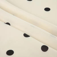 Falda elegante de longitud media con estampado de puntos para mujer, falda larga sencilla de alta moda con hongos comestibles, estilo inglés - details 5