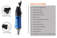 Taladro Eléctrico Mini Dremel de Velocidad Variable 480W para Grabado y Pulido Herramienta Rotativa para Carpintería y Moldeo de Madera - details 2