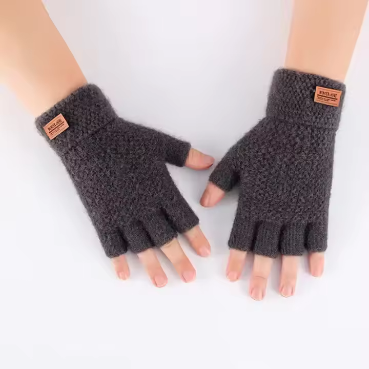 Nuevo punto para otoño invierno, dedo medio H con pantalla deslizante, moda masculina, a prueba de frío - 1