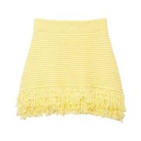 Estilo nueva chaqueta de ropa de mujer falda de punto a cuadros decorada con borlas - details 11