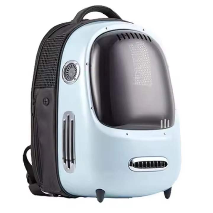 Mochila para Pets Transparente y Portátil Jaula de Cápsula Espacial para Viajes al Aire Libre - 1