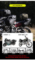 Rhinowalk-Bolsa para motocicleta 100% impermeable, 18L/28L/48L, gran capacidad, 2 uds., ajuste Universal, bolsa para alforja de motocicleta, bolsas laterales para sillín - details 7