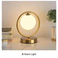 Tomaxin Lámpara de mesa con sensor táctil, lámpara de estudio compacta con protección ocular y bola de cristal enchufable dorada, lámpara de noche dimmable. - details 9