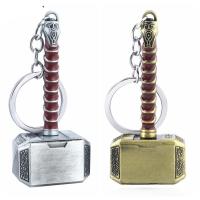 Llavero De Thor's Hammer Metálico Para Hombres Y Mujeres Accesorio De Moda Joyería Tendencia Regalo Llavero De Coche Y Bolso - details 0