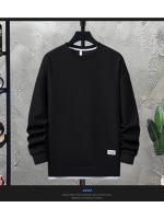 Conjunto De Camiseta Y Pantalones Cortos Informales Para Hombre, Chándal De Color Sólido, Trajes Sueltos De Verano, Talla 3XL - details 16