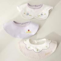 Babero impermeable para bebé, toalla de Saliva con dibujos animados, giratoria de 360 grados, 3 piezas - details 5