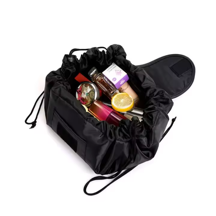 Bolsa de cosméticos con cordón para mujer, organizador de viaje, almacenamiento de artículos de tocador, bolsa de maquillaje - 1