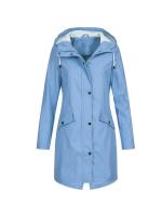 Chaquetas impermeables de Montañismo para mujer, chubasquero largo para montar en bicicleta al aire libre, regalos femeninos - details 4