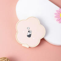 Espejo De Maquillaje Plegable Mini Flores Espejo De Vestíbulo Portátil Espejo De Mano Doble Lado Compacto Espejo De Bolsillo Cosmético - details 4