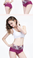 Bragas de mujer de talla grande M-4XL de cintura alta en algodón para modelado corporal diseño de impresión ropa interior sexy para niñas y damas Lencería femenina - details 3
