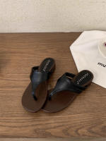 Chanclas de pinza francesas, ropa exterior de mujer 2025, nueva moda versátil estilo de hadas con falda, zapatillas de playa - details 14