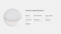 (Versión global) Yeelight Mate Sensor Luz nocturna Temperatura de color 3000K Sensor de movimiento Luz nocturna colgante magnética Recargable por USB - details 4