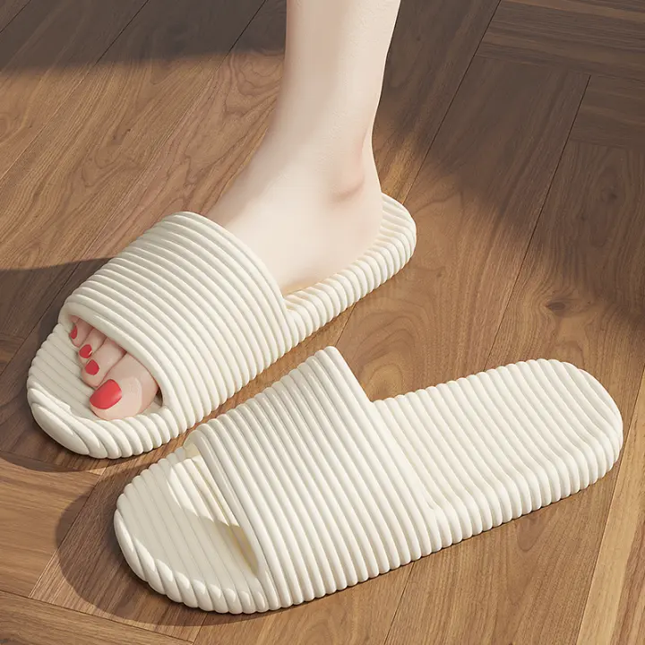 Zapatillas De Verano Para Hombre Y Mujer, Chanclas Antideslizantes Para Interior Y Baño, Zapatos Informales Para Parejas, Sandalias De Playa Ligeras - 1
