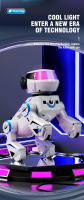 Perro Robot con Control remoto, mascotas robóticas interactivas inteligentes programables con Bluetooth, música, perros bailando, juguetes para niños, regalos - details 3