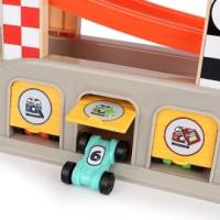 Pista de Carreras con 6 Rampas y 8 Mini Coches Juego de Vehículos Racer con Estacionamiento en la Azotea - details 4