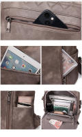 Mochila de Cuero de pu para Mujer, bolso de mano informal, bolso de viaje, bandolera - details 9
