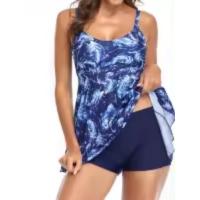 Bañador Sexy de 2 piezas para mujer, Tankini, traje de baño femenino estampado, Bikini brasileño, Monokini, ropa de playa 2023 - details 2