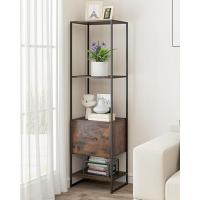 Estantería de Madera con 9 Compartimentos Librería con 5 Puertas 90 x 29 x 90 cm - details 9