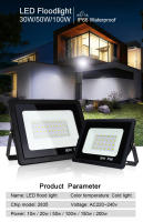 Reflector Led de 50W, 100W, 200W, CA 220V, IP66, iluminación exterior, farola, proyector LED - details 0