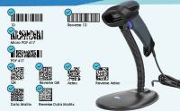 Escáner de Barcode USB Netum con Soporte Lector de Códigos de Barra Portátil con Cable - details 0