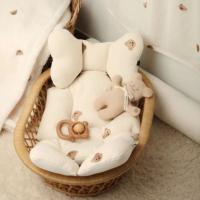 Cojín Universal cómodo y suave para asiento de cochecito, bonito cojín para cochecito de bebé, cojín con bordado de oso infantil, forro para asiento para niño pequeño - details 2