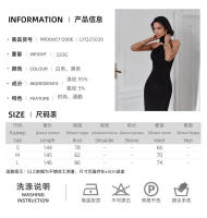 Nuevo vestido halter sin tirantes de cintura delgada para mujer con diseño de línea A, elegante estilo francés - details 3