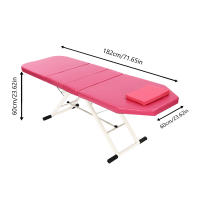 Cama de masaje con taburete, silla reclinable ajustable y plegable para salón de belleza, tatuaje, Spa, 3 secciones - details 2