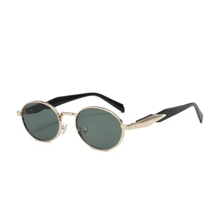 Gafas de Sol de Lujo Unisex Estilo Ovalado Moda Marca - 1