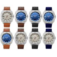 Reloj de Cuarzo de Lujo XINEW Diseño Simple Deportivo Banda de Cuero Regalo de Moda Bajo para Hombres Marca Leten - details 3