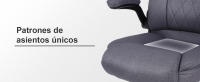 Silla de Oficina ergonómica, Silla de Escritorio con Respaldo Alto y Regulable en Altura, Silla giratoria con reposacabezas Cómoda, Silla ejecutiva para Oficina, Negro, Gris Oscuro - details 8