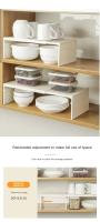 Organizador Retráctil para Gabinete de Cocina Estante de Almacenamiento Compacto para Especias y Botellas de Condimentos Rack de Cocina y Comedor - details 5