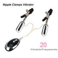 Vibrador de masaje Elf Mimi con Clip para pecho de 20 frecuencias, herramienta de juguete sexual para parejas con Clip para clítoris SM de doble vibración divertida, juego para adultos - details 0
