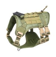 Perro táctico con correa de asa, accesorio militar para caminar perros Rottweiler, arnés para cachorros medianos y grandes - details 12