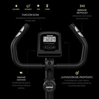 estática - Resistencia magnética, Operación silenciosa, Comodidad ajustable, Pantalla LCD, Medición del pulso, Calorías, Diseño compacto, Soporte para smartphone, Max 110 kg - details 3