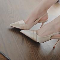 Sandalias de Tacón Alto para Mujer Verano 2025 Diseño de Punta en Pico, Elegante y Formal - details 3