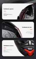 Casco moto mujer modular hombre MX Carreras de Locomotora aire libre seguro Equipo - details 12