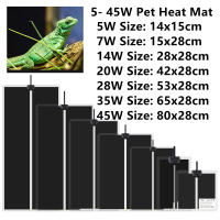 Alfombrilla de calor para Reptiles de 5-45W, terrario para escalada de mascotas, almohadillas cálidas para calentar, controlador de temperatura ajustable, alfombrillas, suministros para Reptiles, 1 ud. - details 0