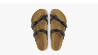 Sandalias de corcho con punta de clip Birkken de piel de vaca para hombre y mujer, zapatillas informales, uso exterior diario para verano - details 10